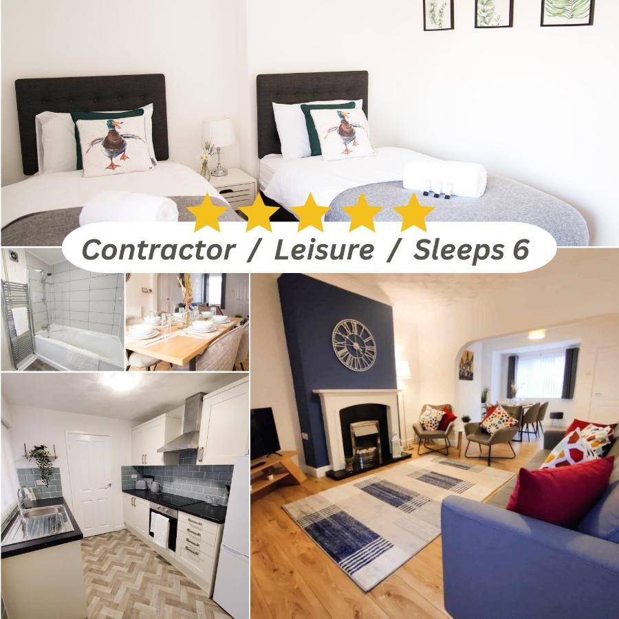 ドンカスター3Br-St Johns Hse-Free Parking-Workers-Kitchen-Wifi-Dog Friendlyアパートメント エクステリア 写真